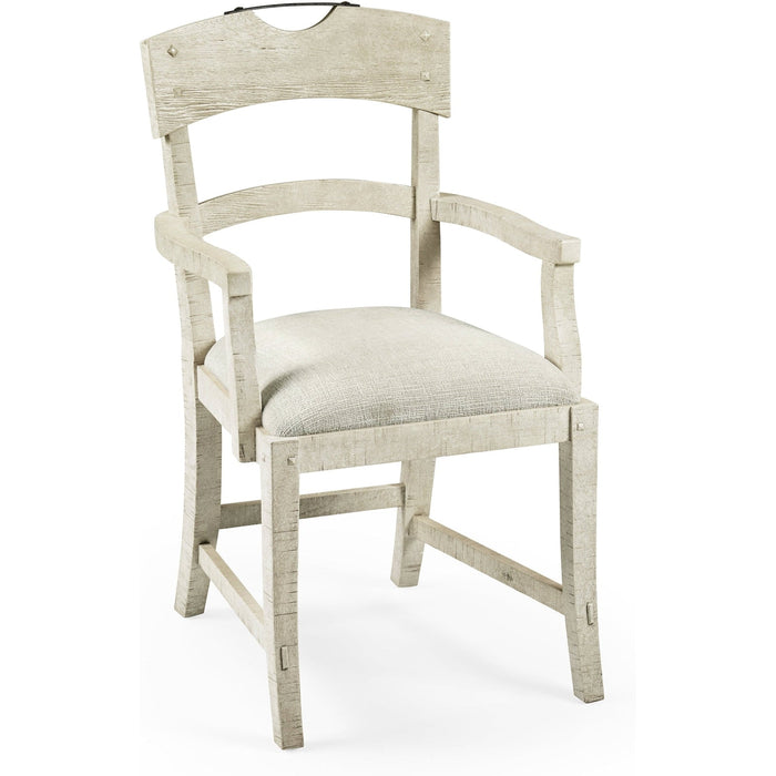 Jonathan Charles Casual Accents Planked Dining Arm Chair