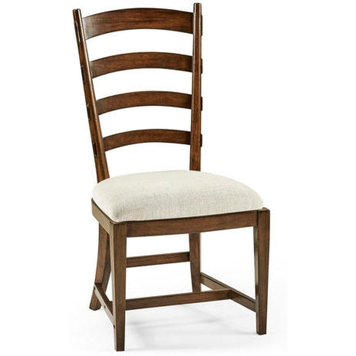 Jonathan Charles Walnut Ladderback Style Side Chair