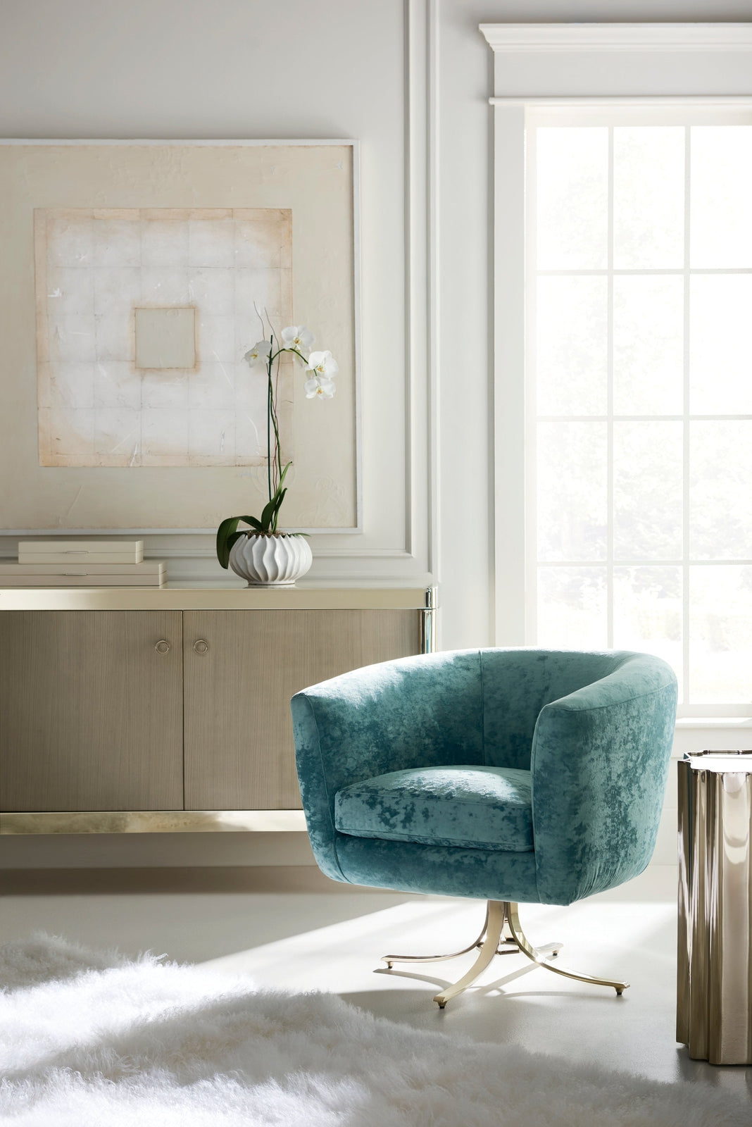 Caracole Good As Gold Side Table