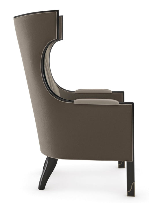 Caracole Upholstery Wing Tip Wing Chair