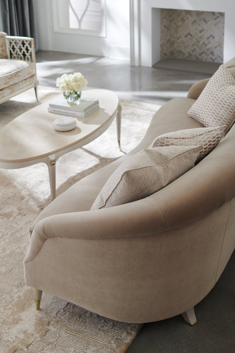Caracole Upholstery Lattice Entertain You Chair