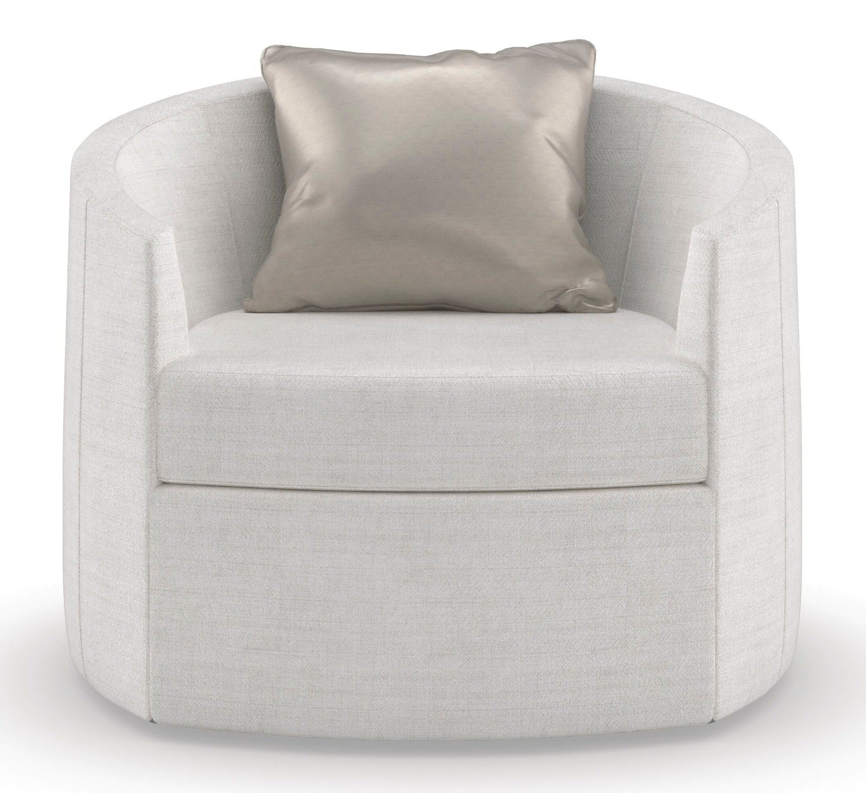 Caracole Upholstery You Complete Me Swivel Chair