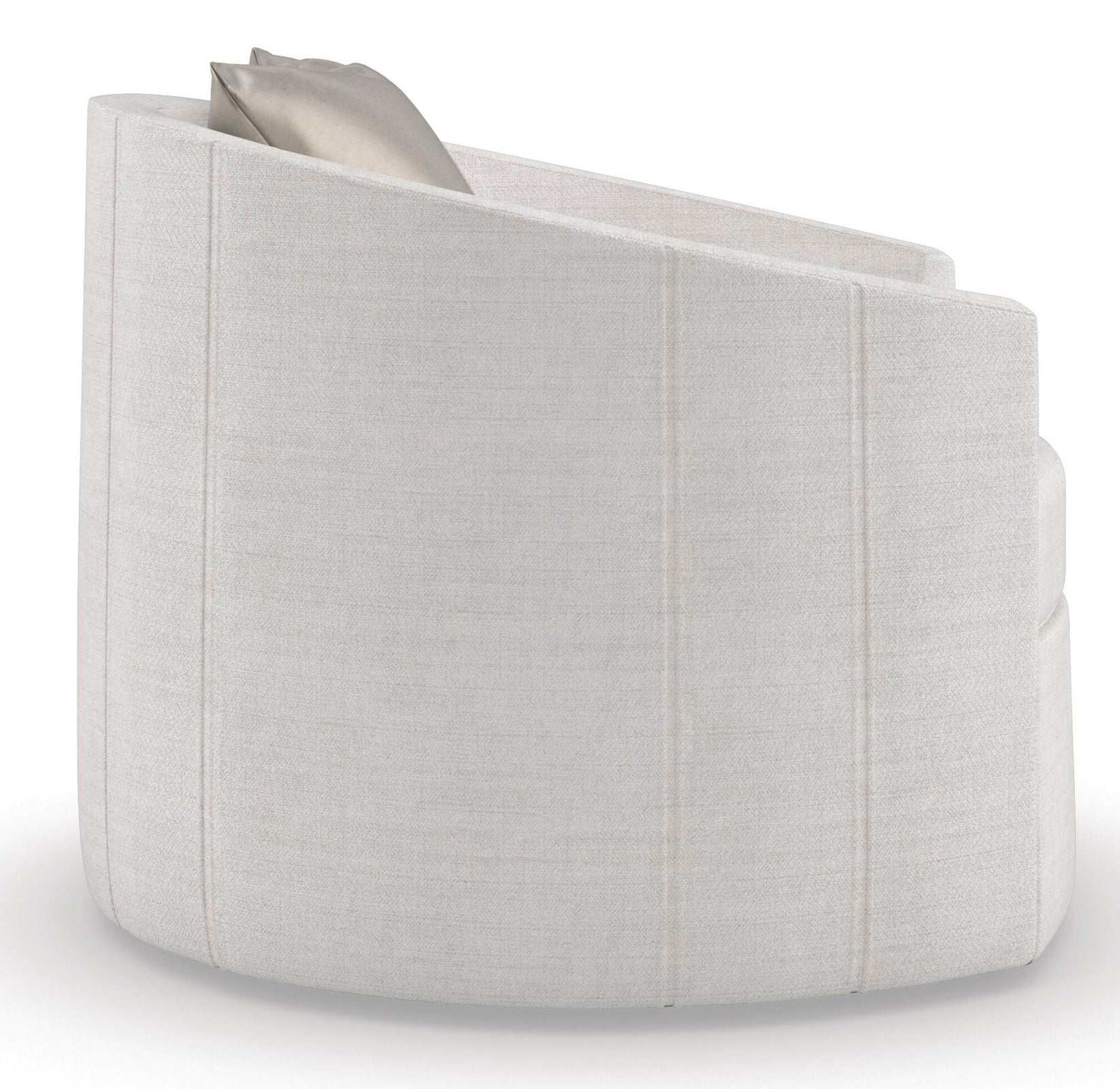 Caracole Upholstery You Complete Me Swivel Chair