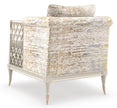 Caracole Upholstery Lattice Entertain You Chair