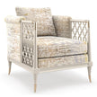 Caracole Upholstery Lattice Entertain You Chair