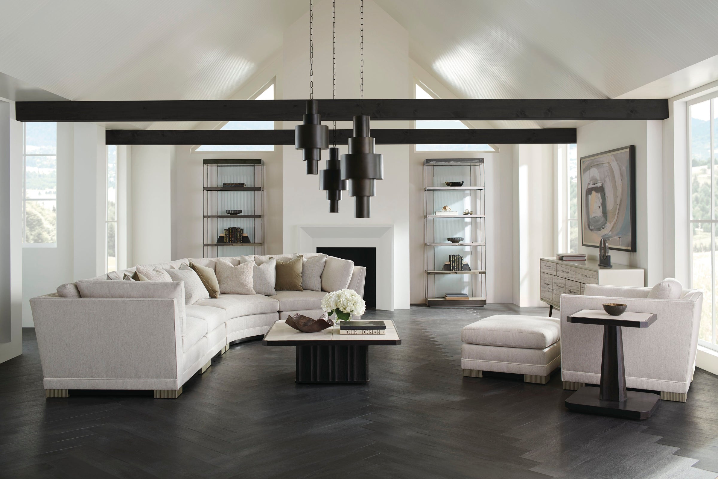 Caracole Upholstery Deep Retreat L-Shaped Sectional