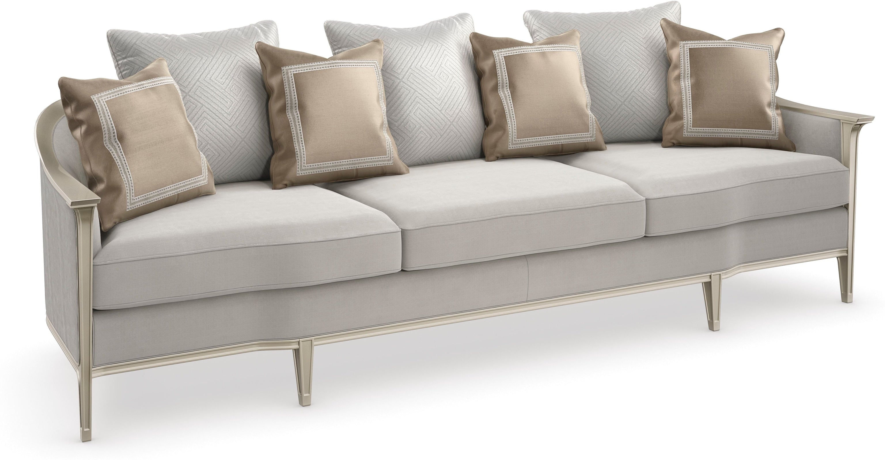 Caracole Upholstery Eaves Drop Sofa 110