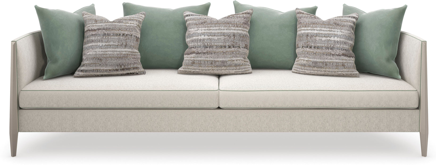 Caracole Upholstery Piping Hot Sofa 110