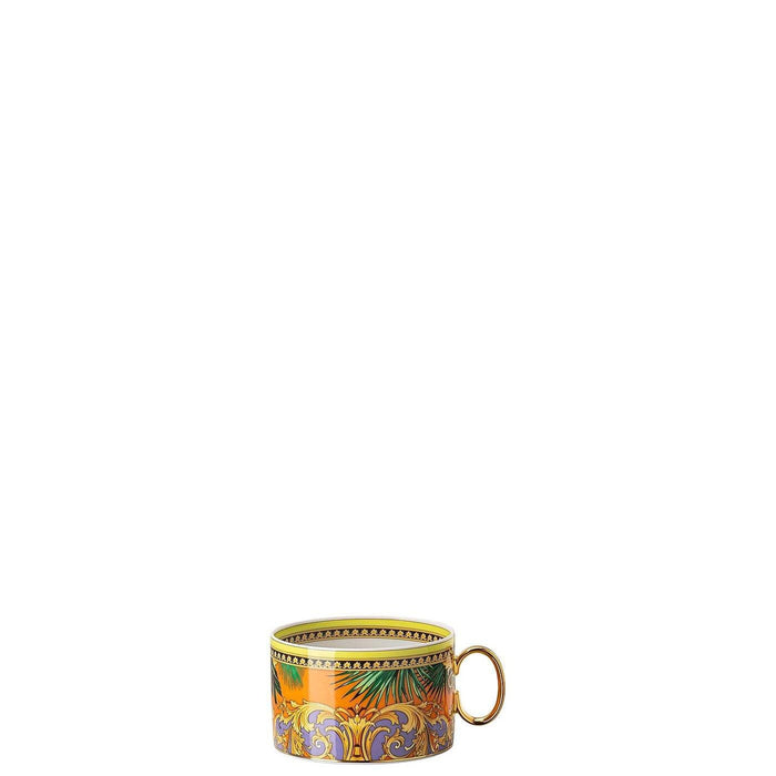 Versace Jungle Animalier Yellow Tea Cup & Saucer