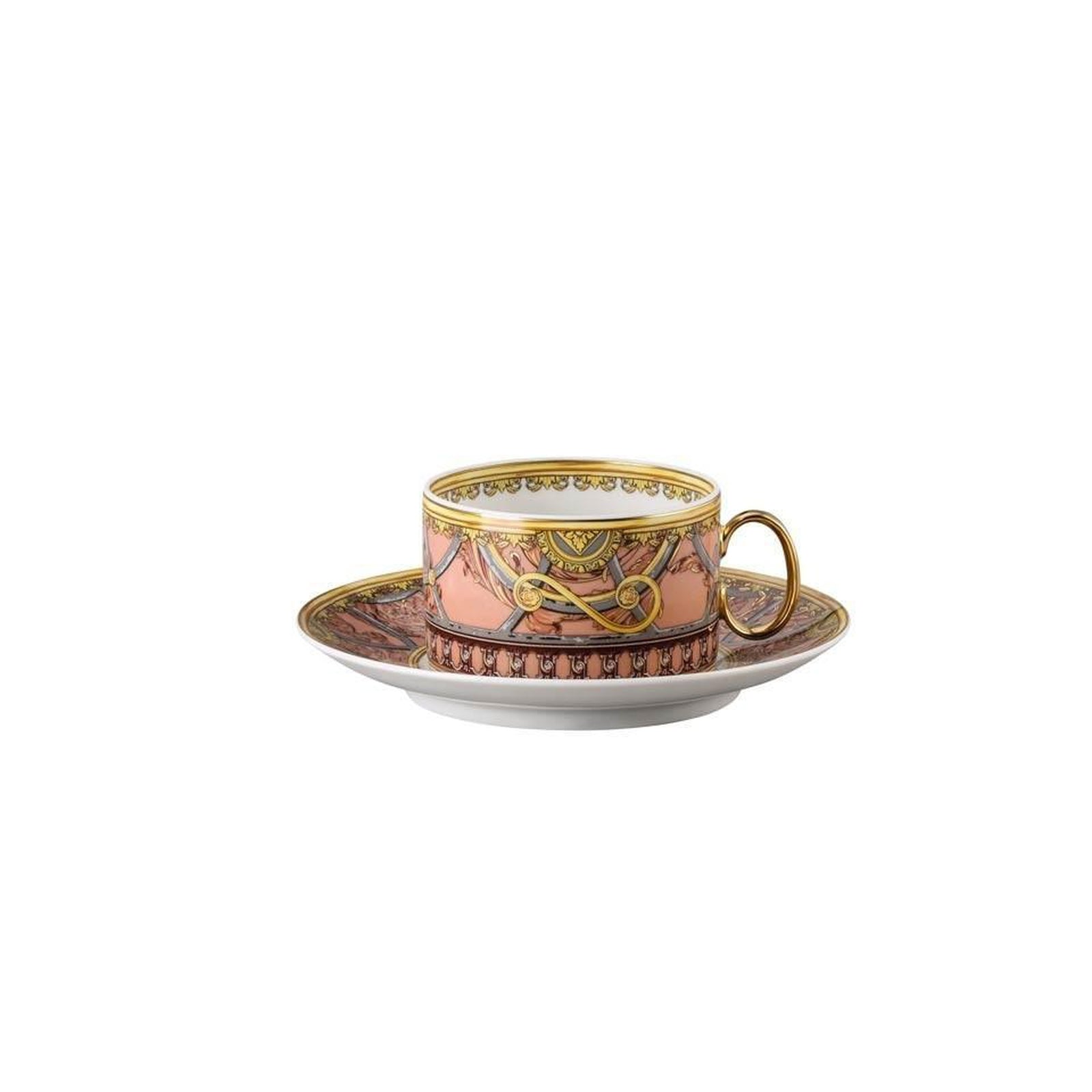 Versace La Scala Del Palazzo Tea Cup & Saucer - Thumbnail 2