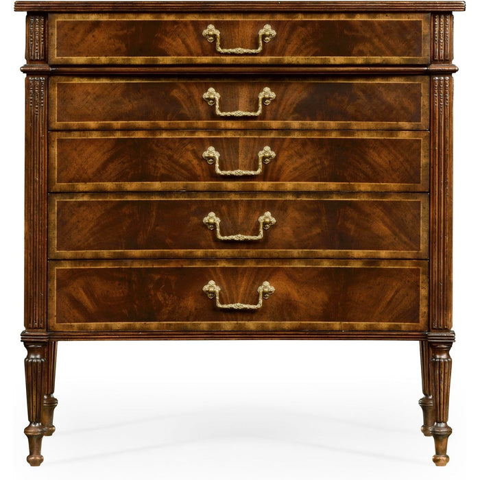 Jonathan Charles Buckingham Chest of Drawers with Concave Profile