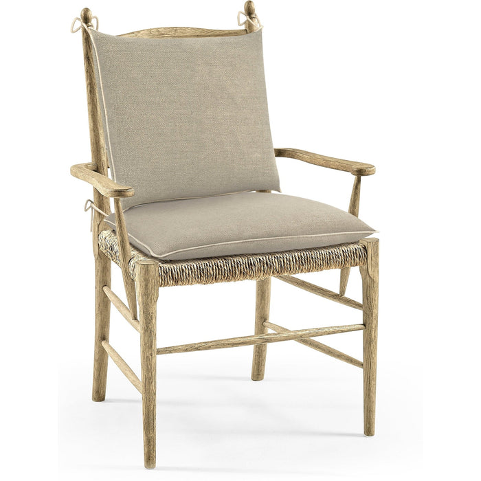 Jonathan Charles Doppler Ladder Back Arm Chair