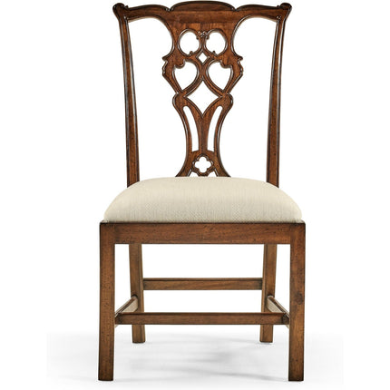Jonathan Charles Buckingham Chippendale Style Classic Side Chair