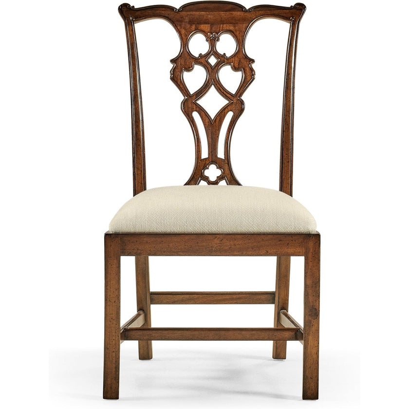 Jonathan Charles Buckingham Chippendale Style Classic Side Chair